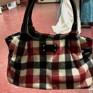 Kate Spade Classic Plaid Tote Bag
